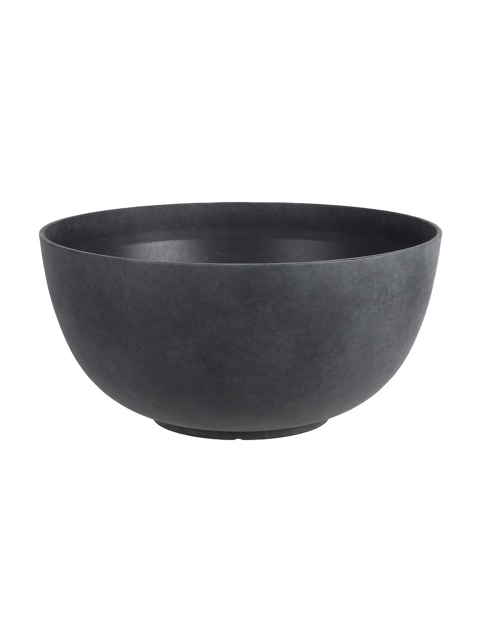 Cache pot XL Bravo, Plastique, Anthracite, Ø 55 x haut. 26 cm