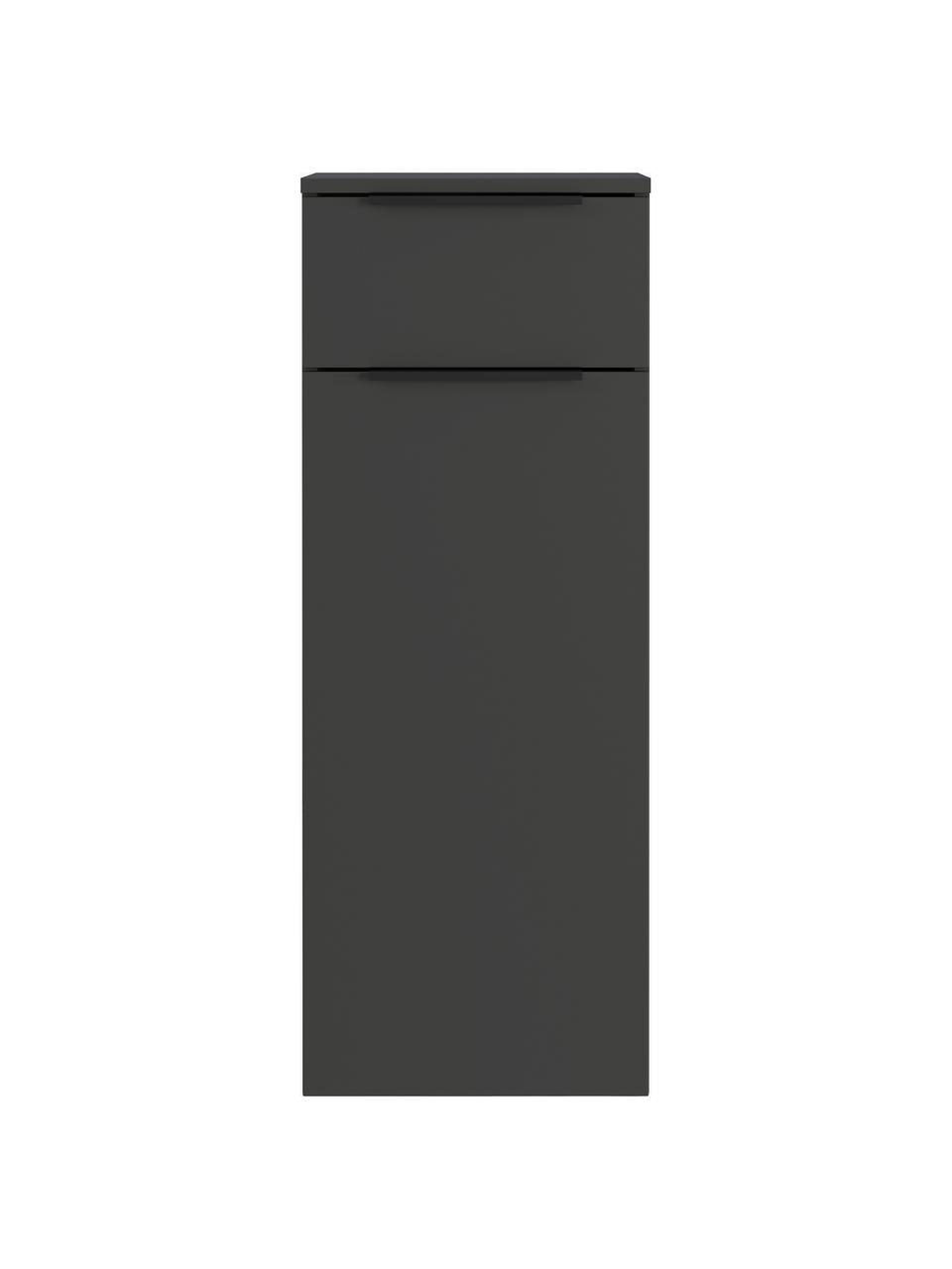 Armoire centrale de salle de bain Crandon, larg. 36 cm, Anthracite, larg. 36 x haut. 93 cm