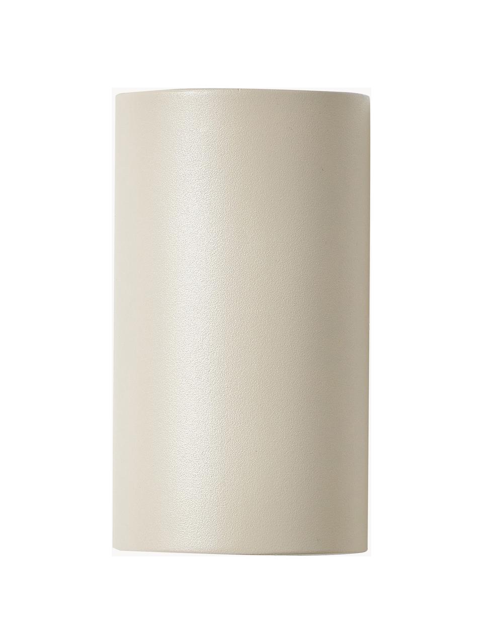 Applique da esterno Rold, Lampada: metallo rivestito, Beige, Ø 9 x Alt. 16 cm