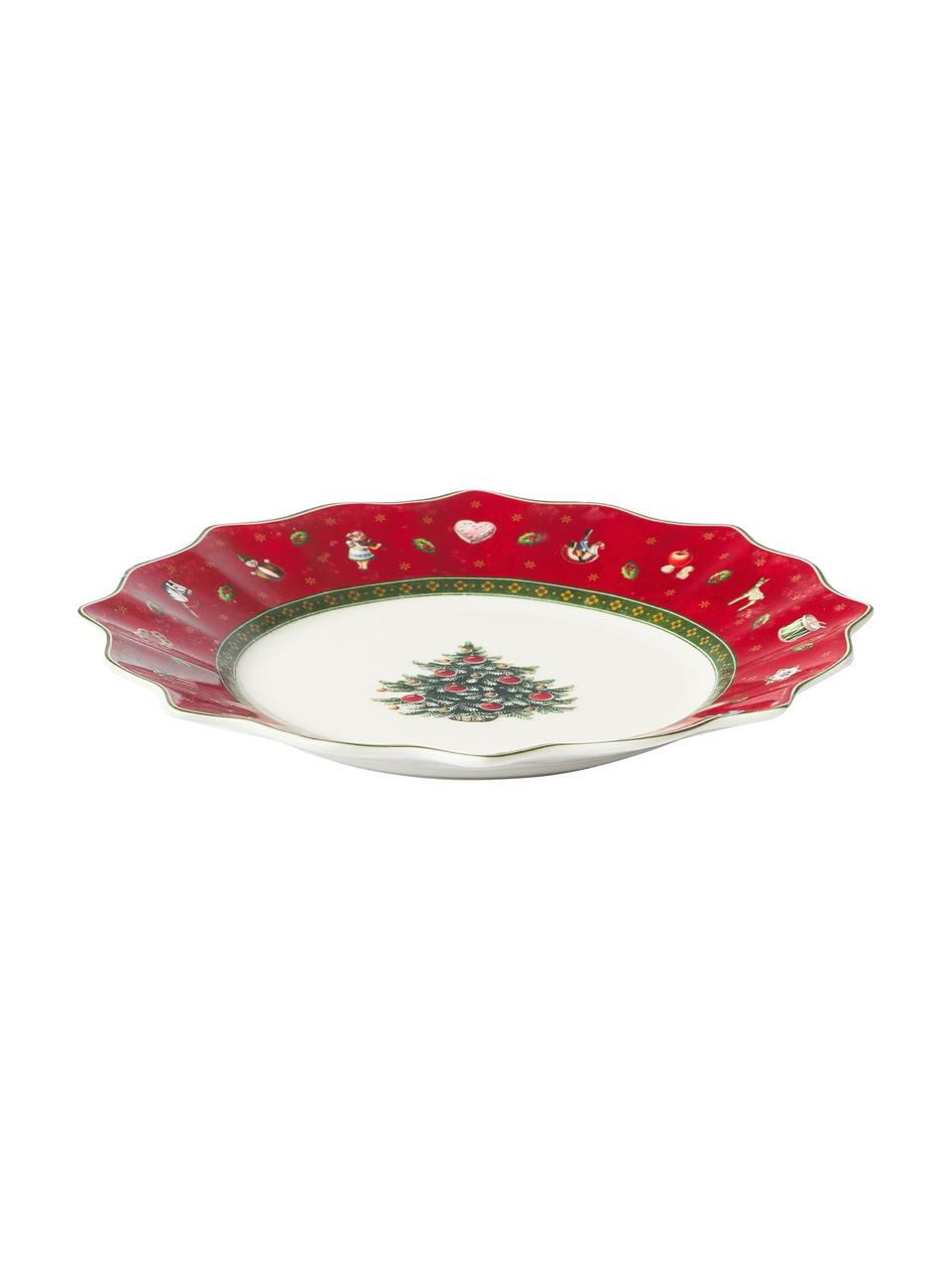 Servizio di piatti in porcellana Delight 6 pz, Porcellana Premium, Bianco, rosso, multicolore, Set in varie misure