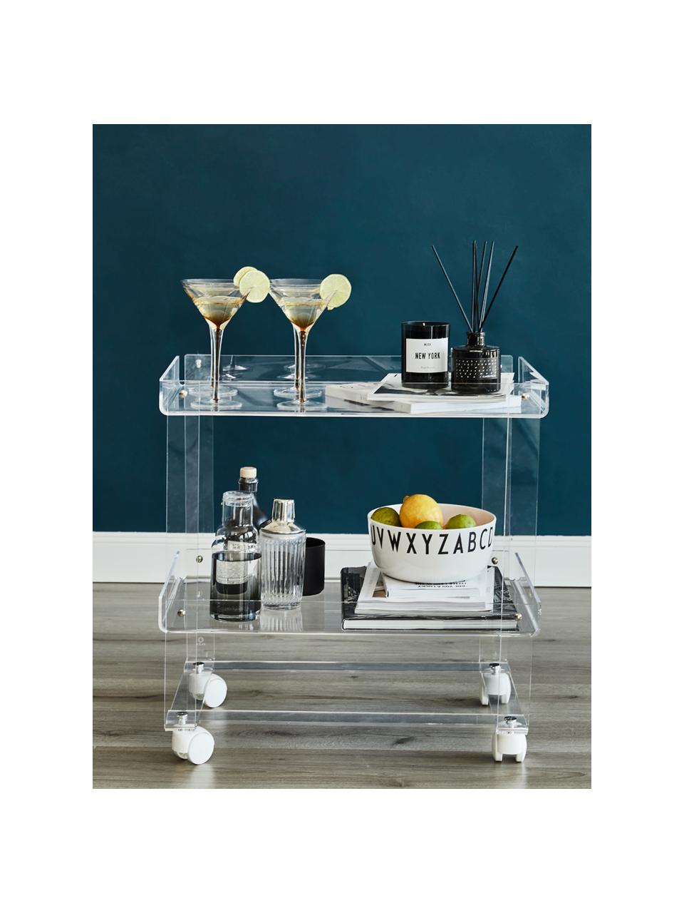 Cocktail Shaker Janni, Glas, Edelstahl, Transparent, Edelstahl, Ø 9 x H 19 cm