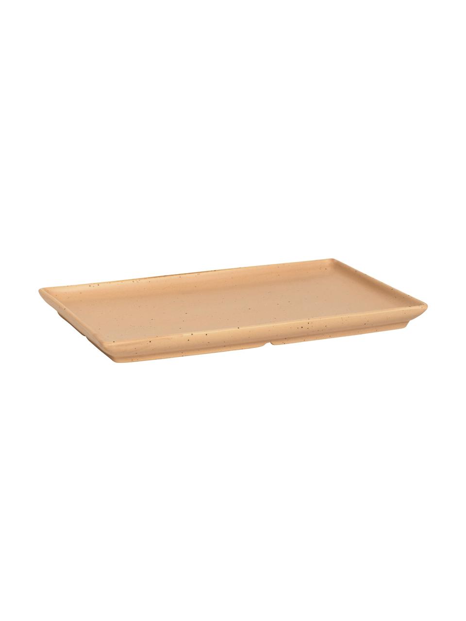 Fuentes de gres Eli, 4 uds., Gres, Bayo, beige, An 20 x Al 2 cm