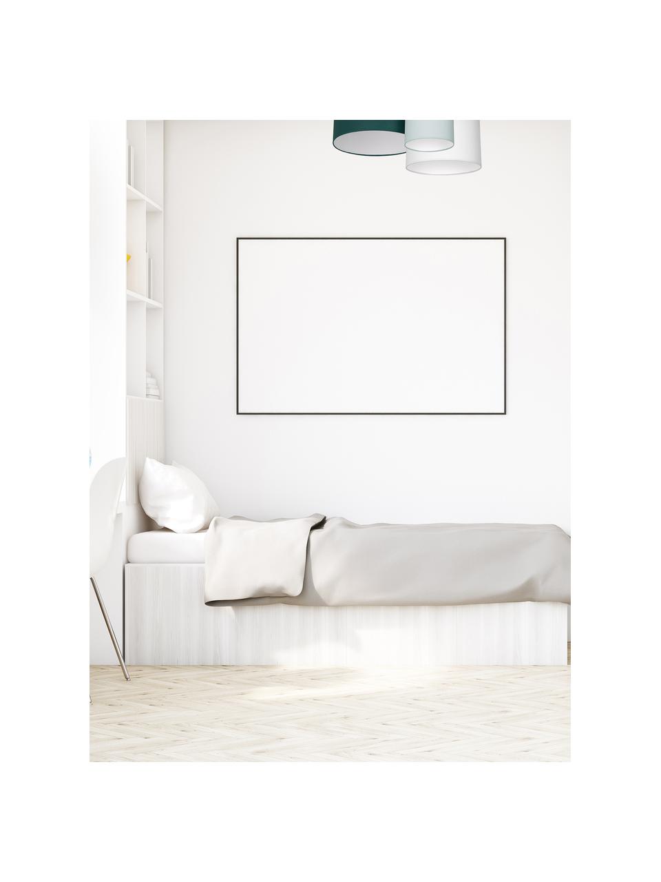 Grand plafonnier moderne Stan, Vert, vert pistache, blanc