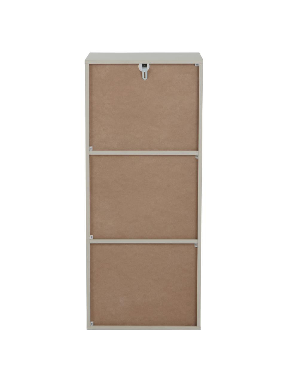 Nástěnná police Easy Peasy, Lakovaná MDF deska (dřevovláknitá deska střední hustoty), Béžová, Š 35 cm, V 90 cm