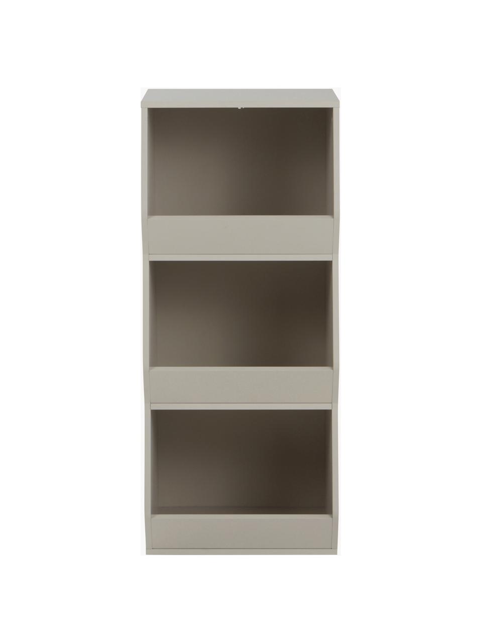 Regał ścienny Easy Peasy, Płyta pilśniowa średniej gęstości (MDF) lakierowana, Greige, S 30 x W 90 cm