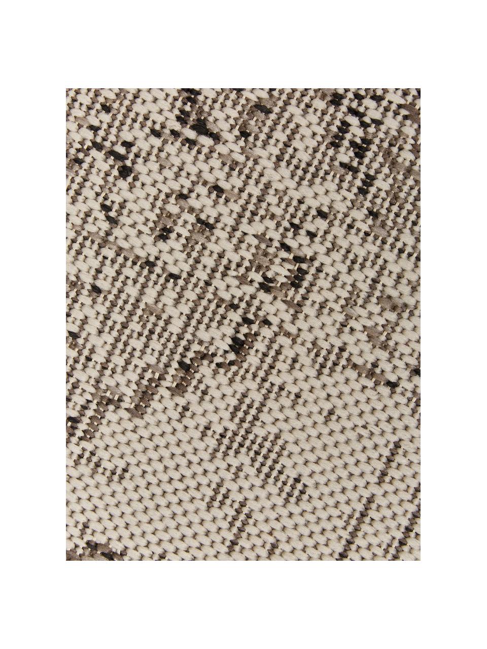 Tapis d'intérieur et d'extérieur Navarino, 100 % polypropylène, Tons beiges, larg. 80 x long. 150 cm (taille XS)