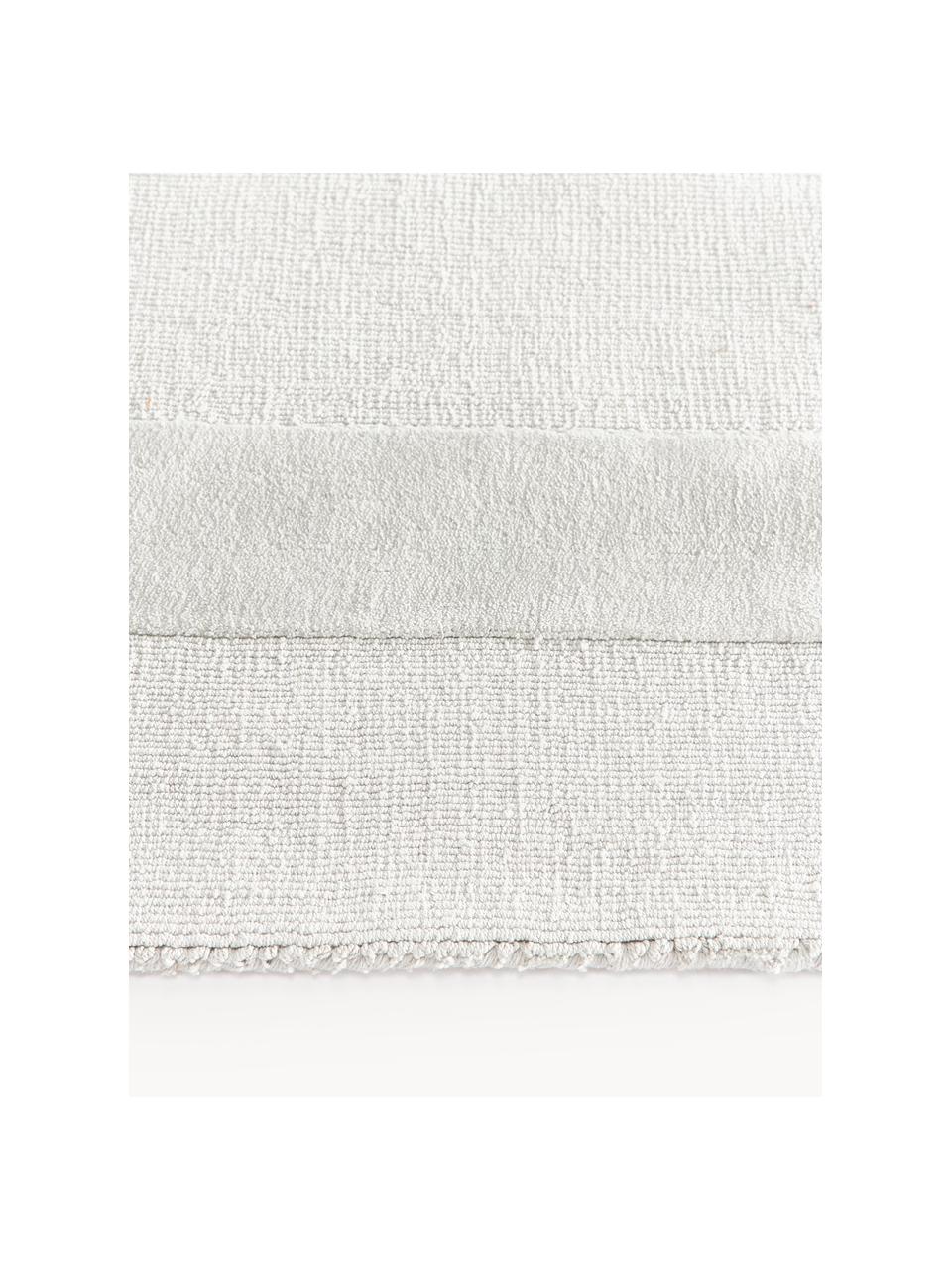 Ręcznie tkany dywan z bawełny Dania, 100% bawełna z certyfikatem GRS, Jasny szary, S 80 x D 150 cm (Rozmiar XS)
