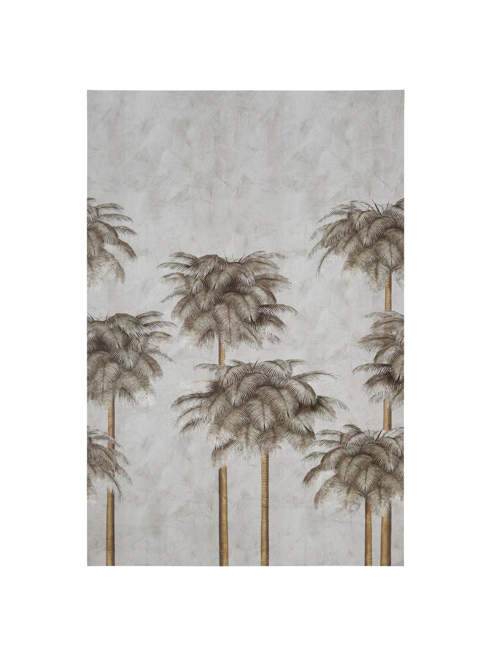 Fototapeta s palmovým motívom Plume Mural, Flís, Sivá, biela, Š 180 x V 270 cm