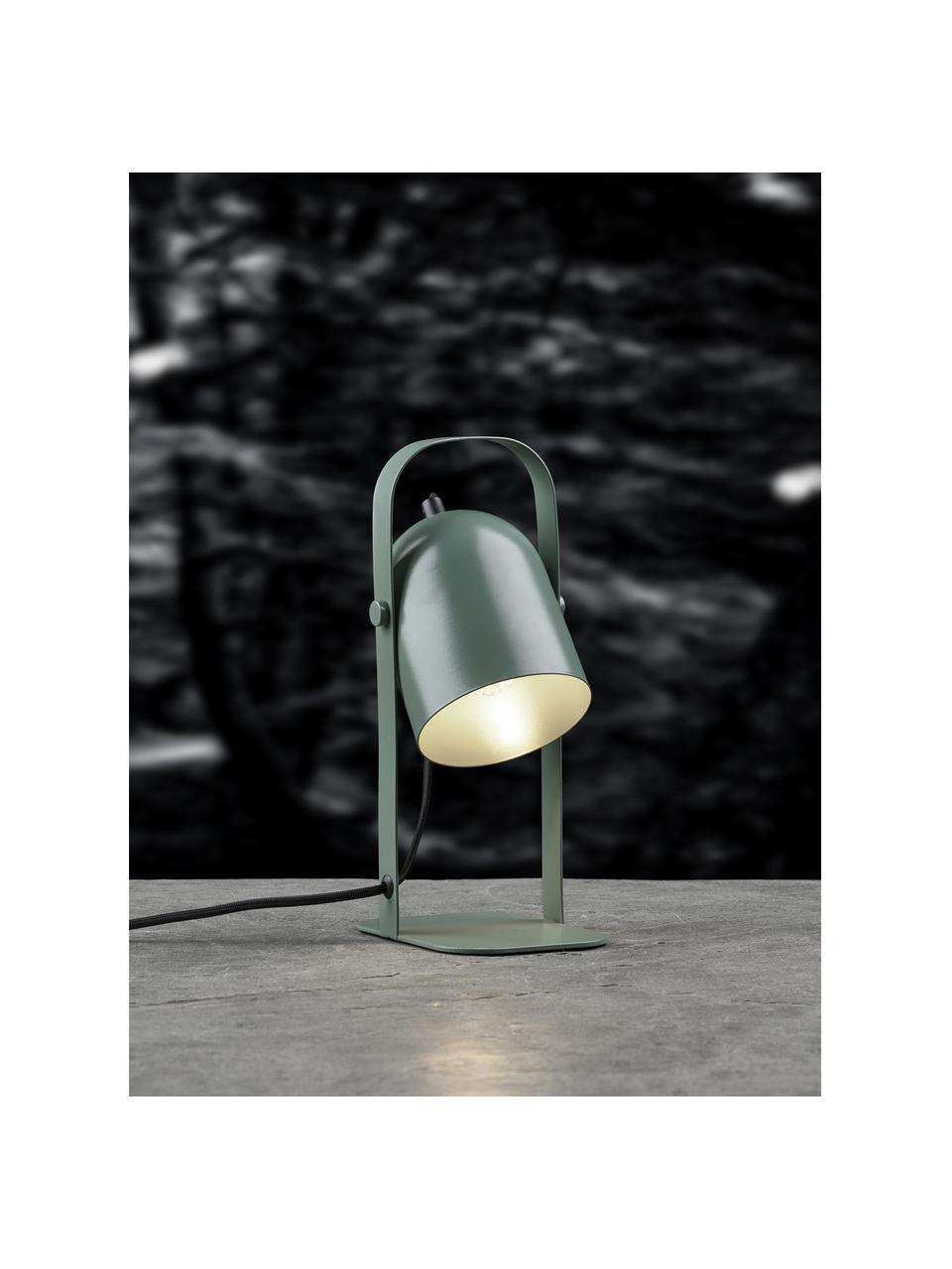 Lampa stołowa Nesvik, Szałwiowy zielony, S 11 x W 29 cm