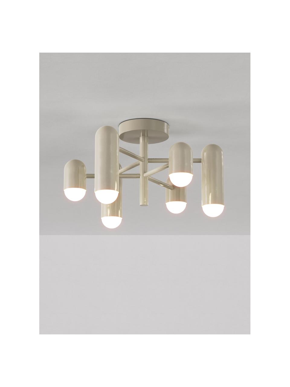 LED-Deckenleuchte Ariane, Lampenschirm: Acrylglas, Off White, Ø 50 x H 29 cm