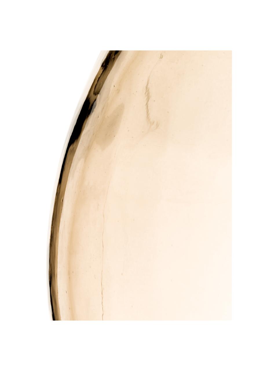 Vase de sol Drop en verre recyclé, Verre recyclé, Ambré, Ø 40 x haut. 56 cm