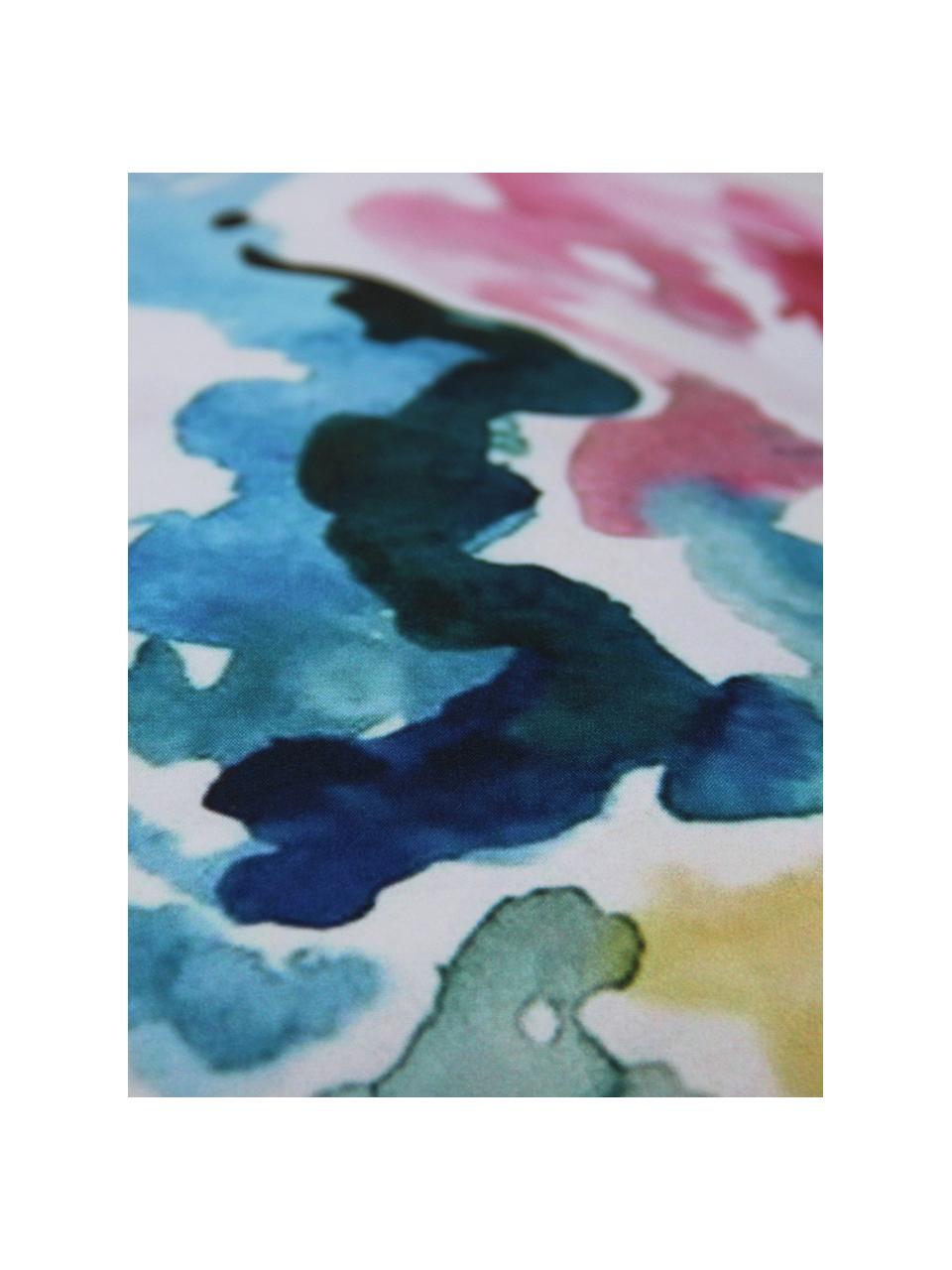Housse de coussin imprimé aquarelle Zuza, Multicolore