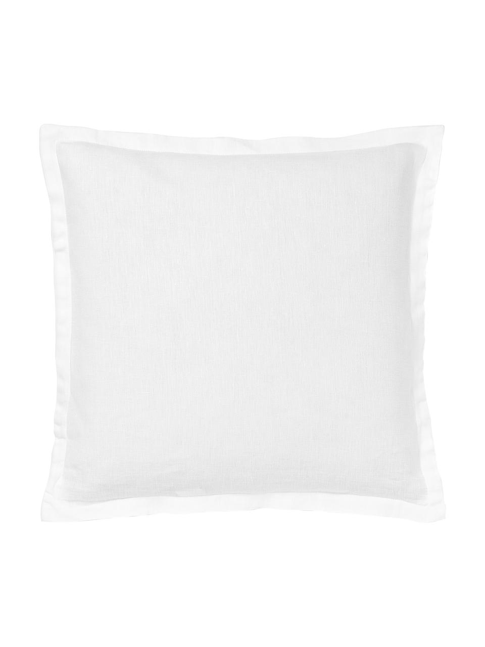 Housse de coussin en lin avec ourlet Jaylin, 100 % pur lin

Le lin est naturellement doté d'un toucher plutôt rugueux et d'un aspect froissé. Sa robustesse le rend résistant à l'abrasion et à l'usure

Le matériau est certifié STANDARD 100 OEKO-TEX®, 6760CIT, CITEVE, Blanc, larg. 45 x long. 45 cm
