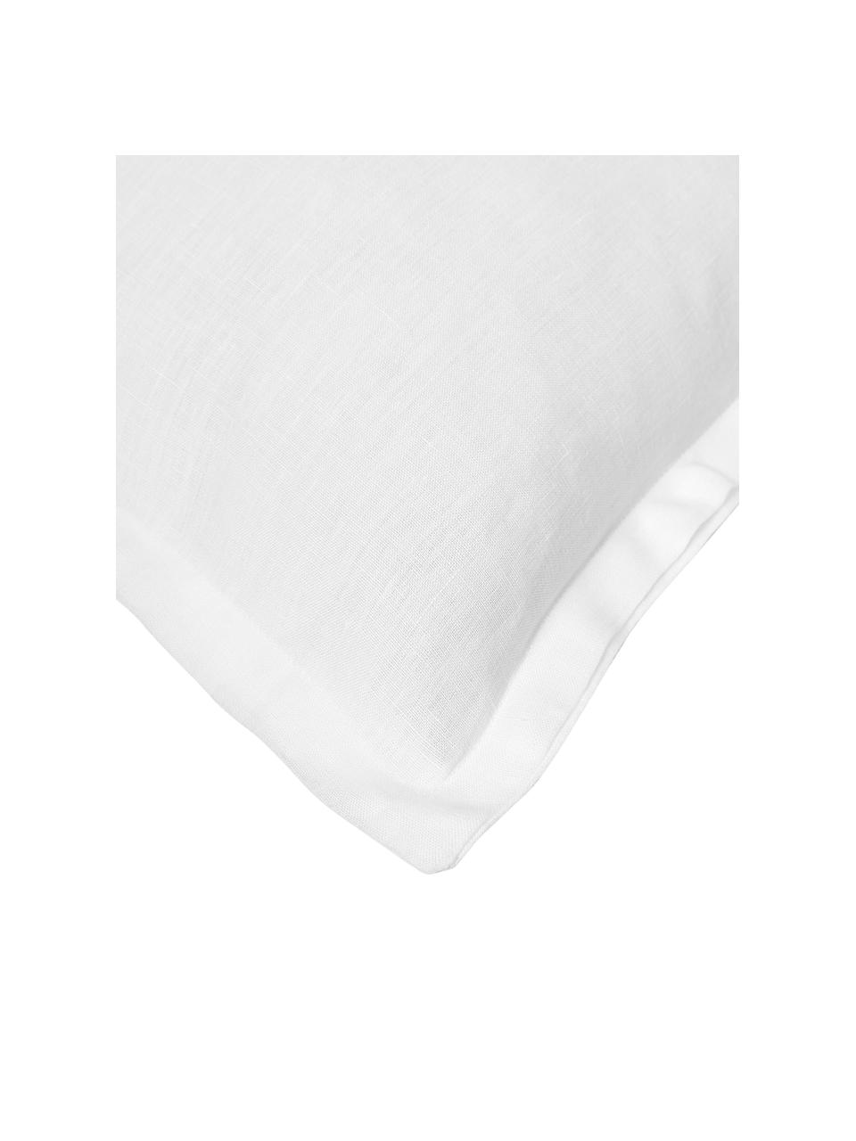 Housse de coussin en lin avec ourlet Jaylin, 100 % pur lin

Le lin est naturellement doté d'un toucher plutôt rugueux et d'un aspect froissé. Sa robustesse le rend résistant à l'abrasion et à l'usure

Le matériau est certifié STANDARD 100 OEKO-TEX®, 6760CIT, CITEVE, Blanc, larg. 45 x long. 45 cm