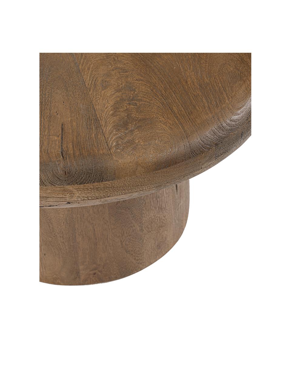 Kulatý konferenční stolek z mangového dřeva Lopez, různé velikosti, Mangové dřevo, Mangové dřevo, Ø 60 cm