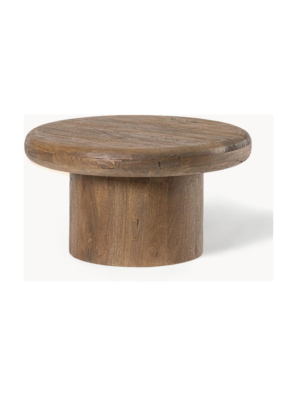 Mesa de centro rodonda de madera de mango Lopez, tamaños diferentes, Madera de mango, Madera de mango, Ø 60 cm