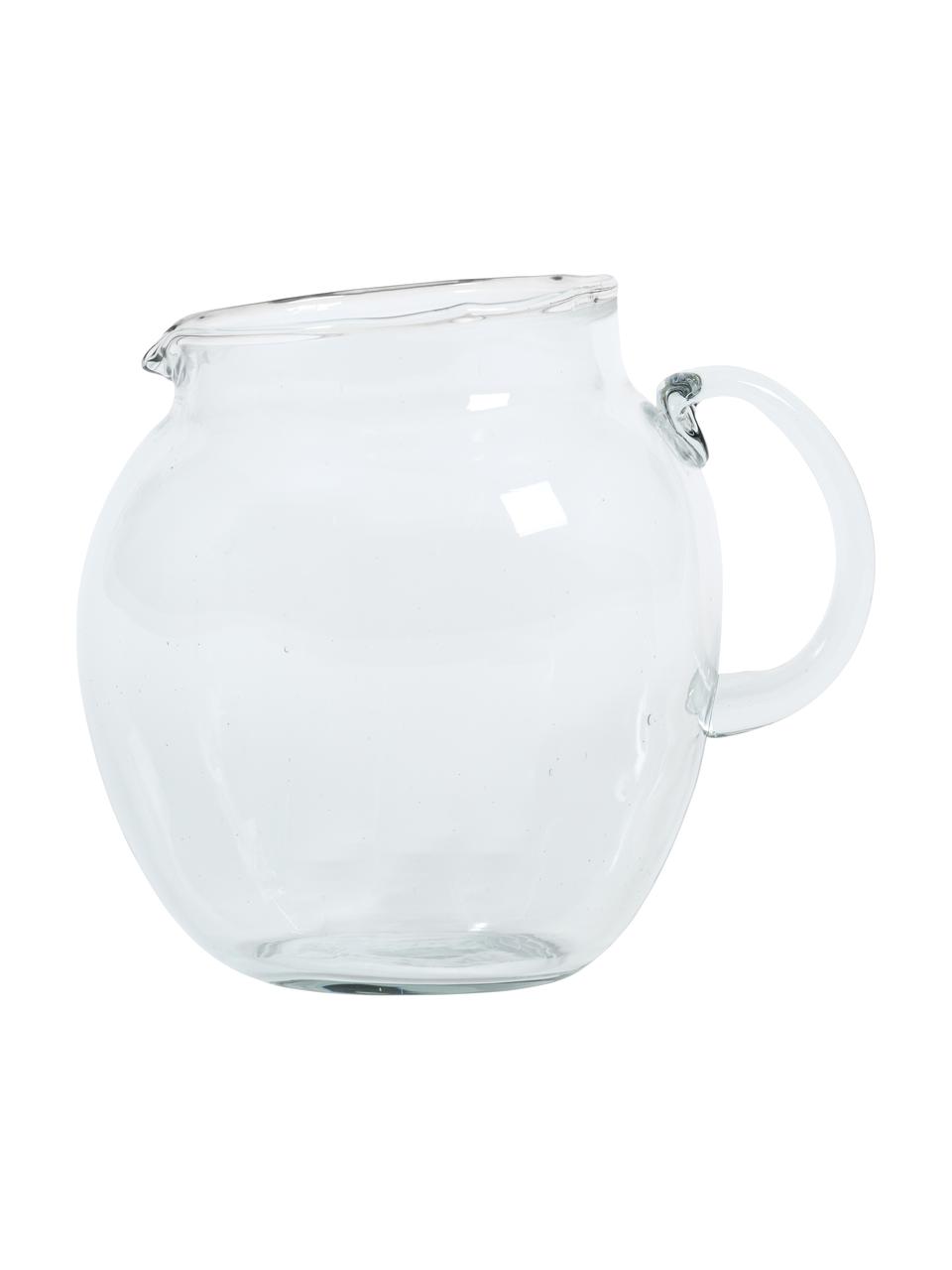 Džbánek z recyklovaného skla Unexpected, 3 l, Recyklované sklo, Transparentní, Š 17 cm, V 20 cm, 3 l