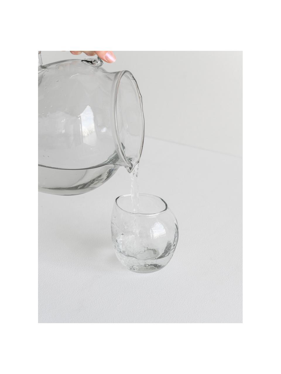 Karaf Unexpected van gerecycled glas, 3 L, Gerecycled glas, Transparant, B 17 x H 20 cm, 3 L