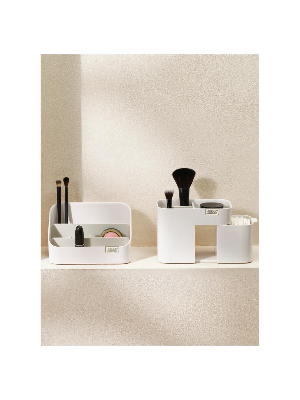 Cosmetische organizer Viva met magnetische sluiting, Kunststof, Off White, B 17 x D 10 cm
