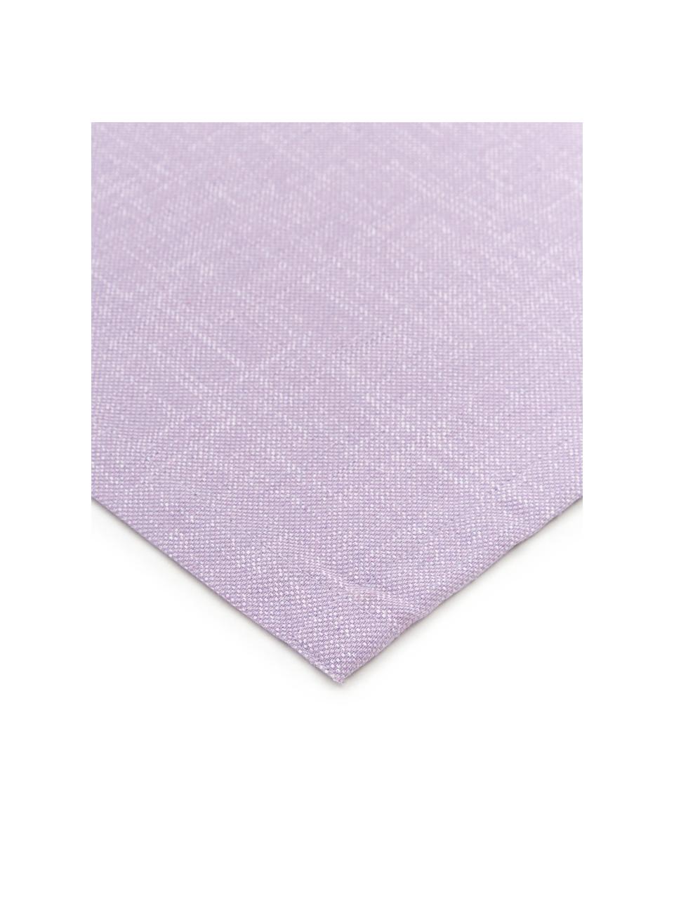 Chemin de table tissu lilas Riva, Lilas