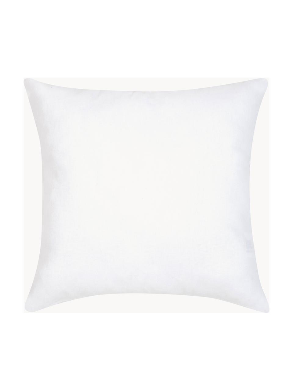 Housse de coussin 40x40 Oh Deer, 100 % coton, Noir, blanc, larg. 40 x long. 40 cm