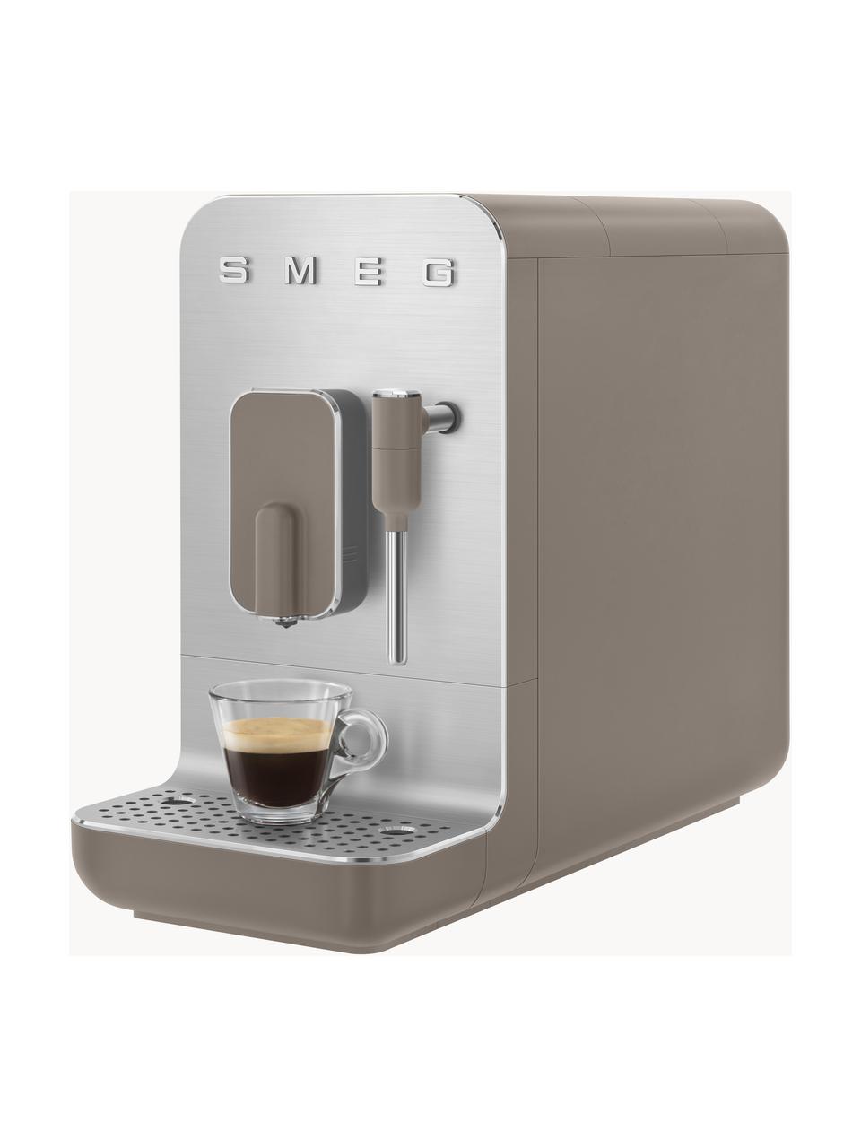 Koffiemachine 50's Style, Taupe, mat zilverkleurig, B 18 x H 34 cm