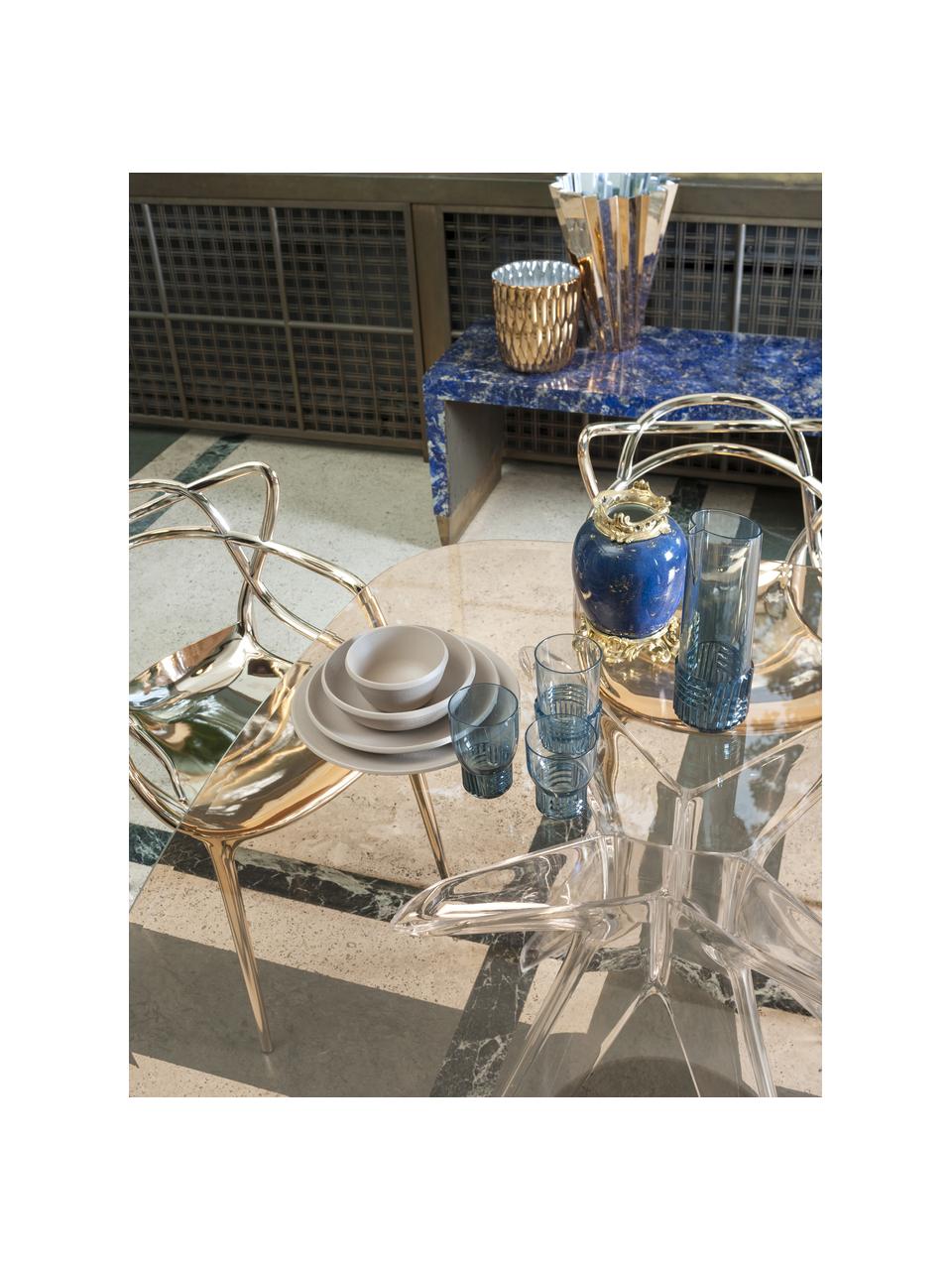 Dinerbord Trama uit Melamine, 4 stuks, Melamine, Lichtgrijs, Ø 27 x H 3 cm