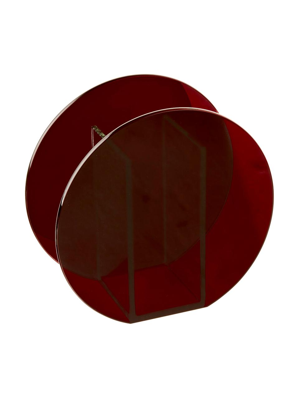 Vaso Transparence, Vetro, Rosso, Larg. 17 x Alt. 17 cm