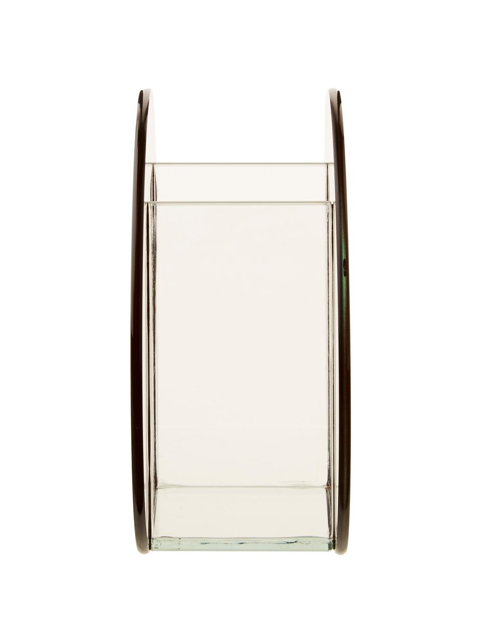 Vase en verre Transparence, Rouge