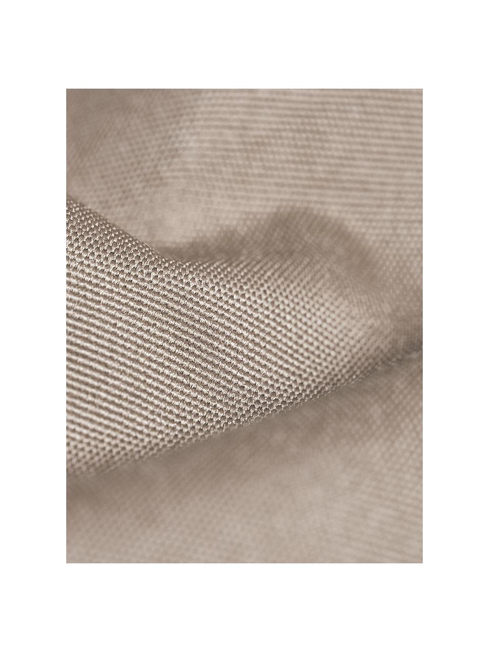 Grote zitzak Meadow, Bekleding: polyester, polyurethaan g, Greige, B 130 x H 160 cm