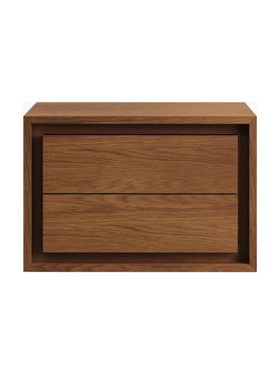 Umyvadlová skříňka z teakového dřeva Kenta, Teakové dřevo, Teakové dřevo, tmavé, Š 60 cm, V 40 cm