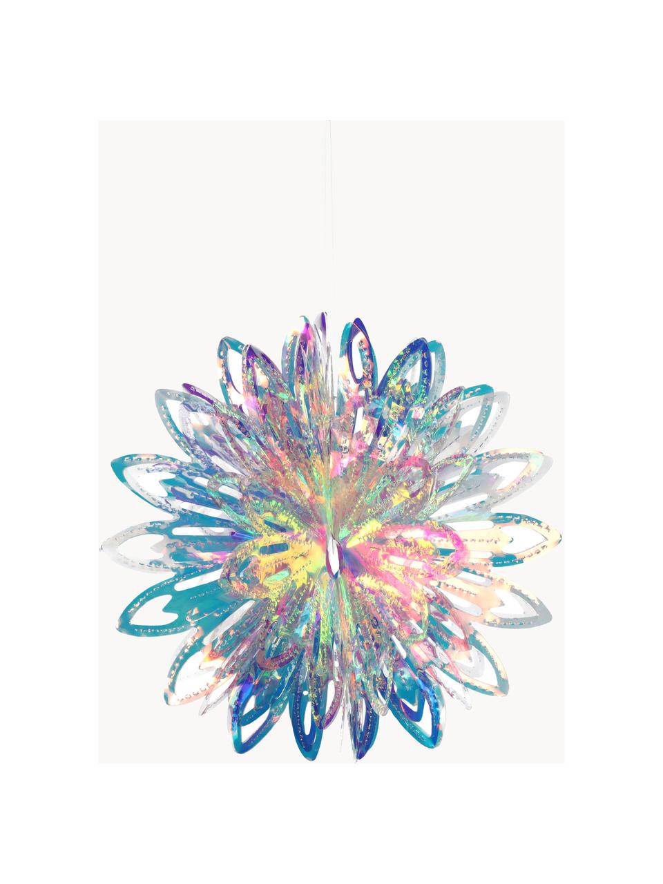 Bombka choinkowa Iridescent, Tworzywo sztuczne, Transparentny, opalizujący, Ø 23 cm