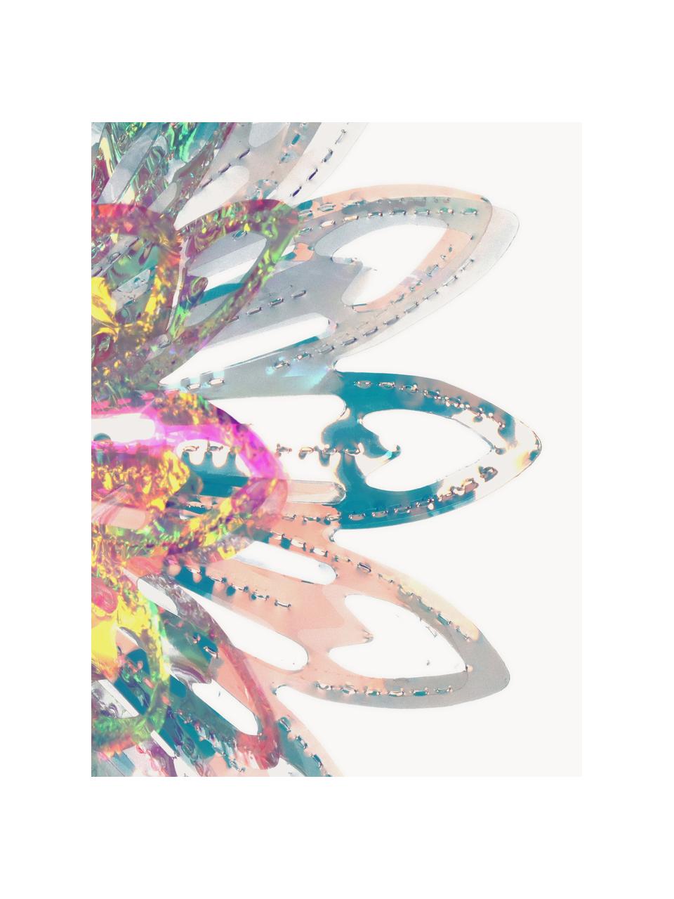 Adorno navideño Iridescent, Plástico, Cromo, transparente, iridiscente, Ø 23 cm