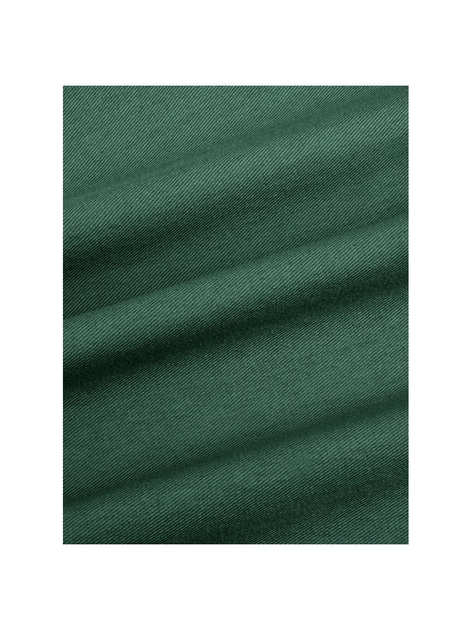 Housse de coussin rectangulaire coton vert Mads, Vert