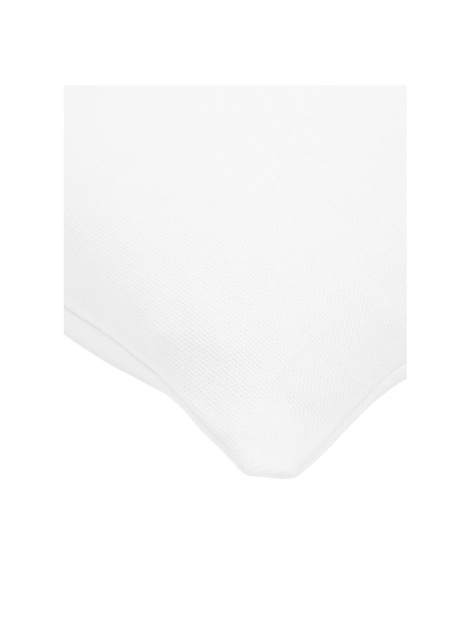 Federa arredo con disegno astratto Morpho, 100% cotone, Bianco, nero, Larg. 40 x Lung. 40 cm