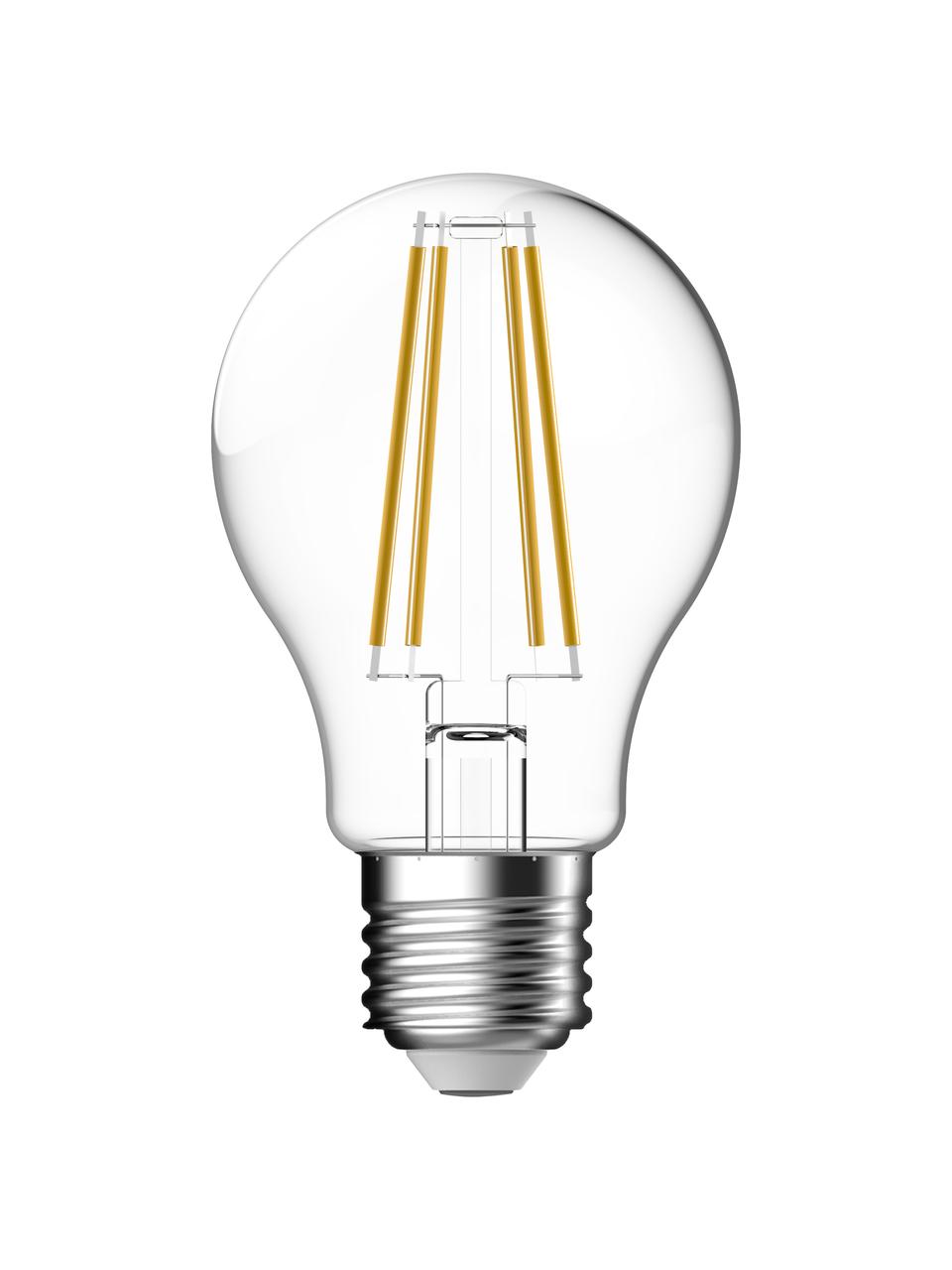 Lampadina a LED Clear (E27 / 7Watt) 2 pz, Paralume: vetro, Base lampadina: alluminio, Trasparente, Ø 6 x Alt. 11 cm