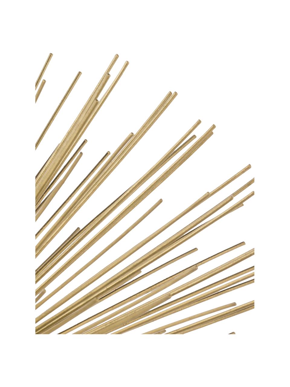Dekoracja z marmuru Marburch, Nogi: marmur, Nasada: odcienie złotego Podstawa: czarny marmur, Ø 16 x W 11 cm