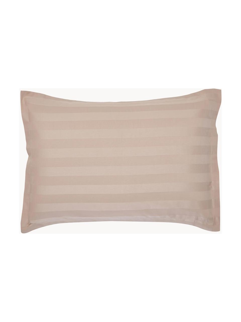 Fundas de almohada de satén Willa, 2 uds., Gris pardo, An 50 x L 70 cm