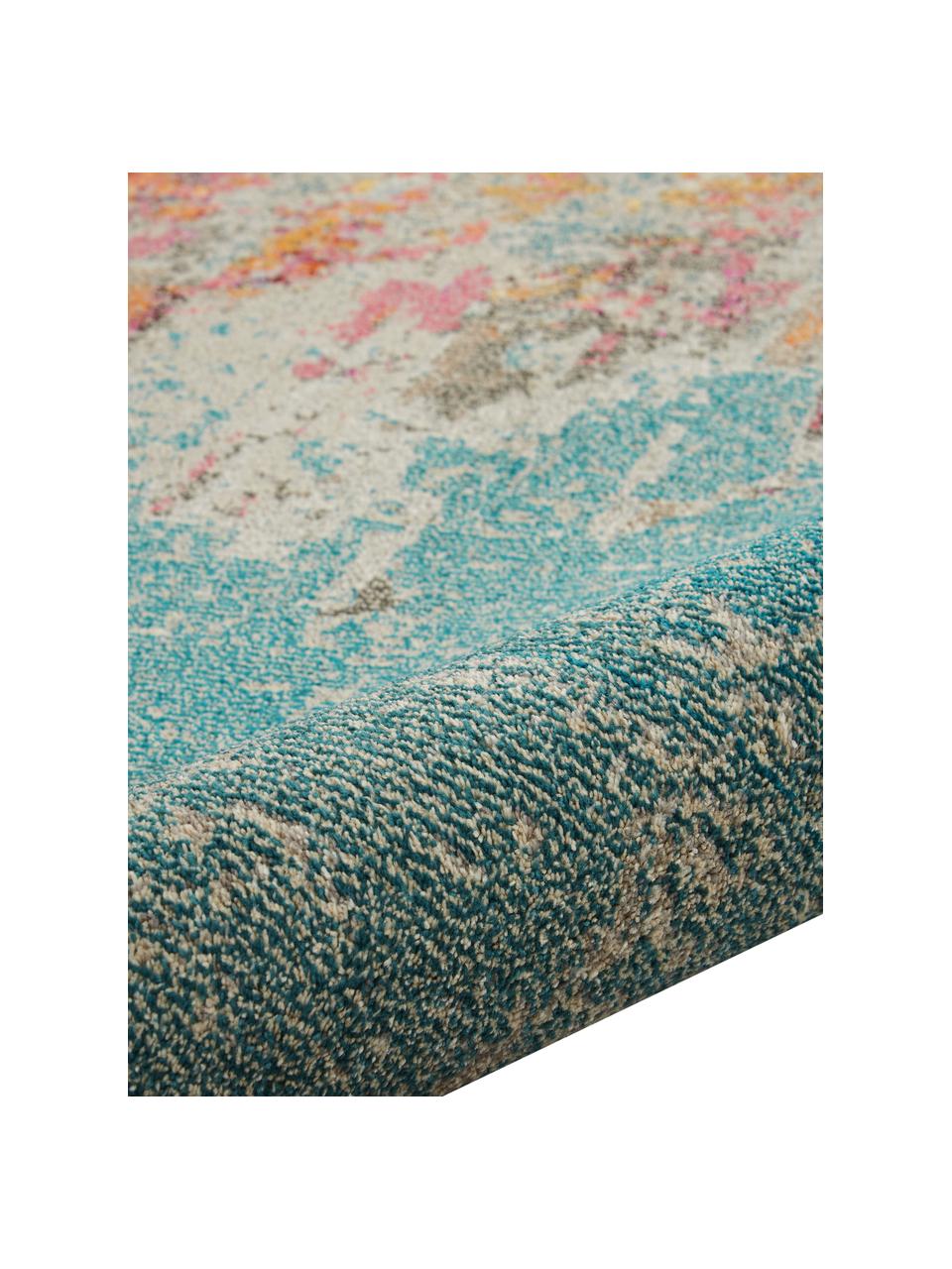 Design Niederflor-Teppich Celestial, Flor: 100% Polypropylen, Beigetöne, Bunt, B 160 x L 220 cm (Grösse M)
