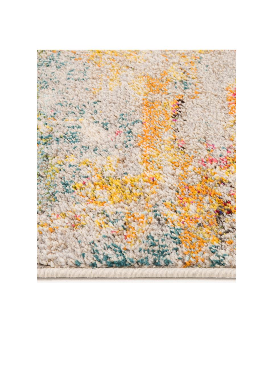 Design Niederflor-Teppich Celestial, Flor: 100% Polypropylen, Beigetöne, Bunt, B 160 x L 220 cm (Grösse M)