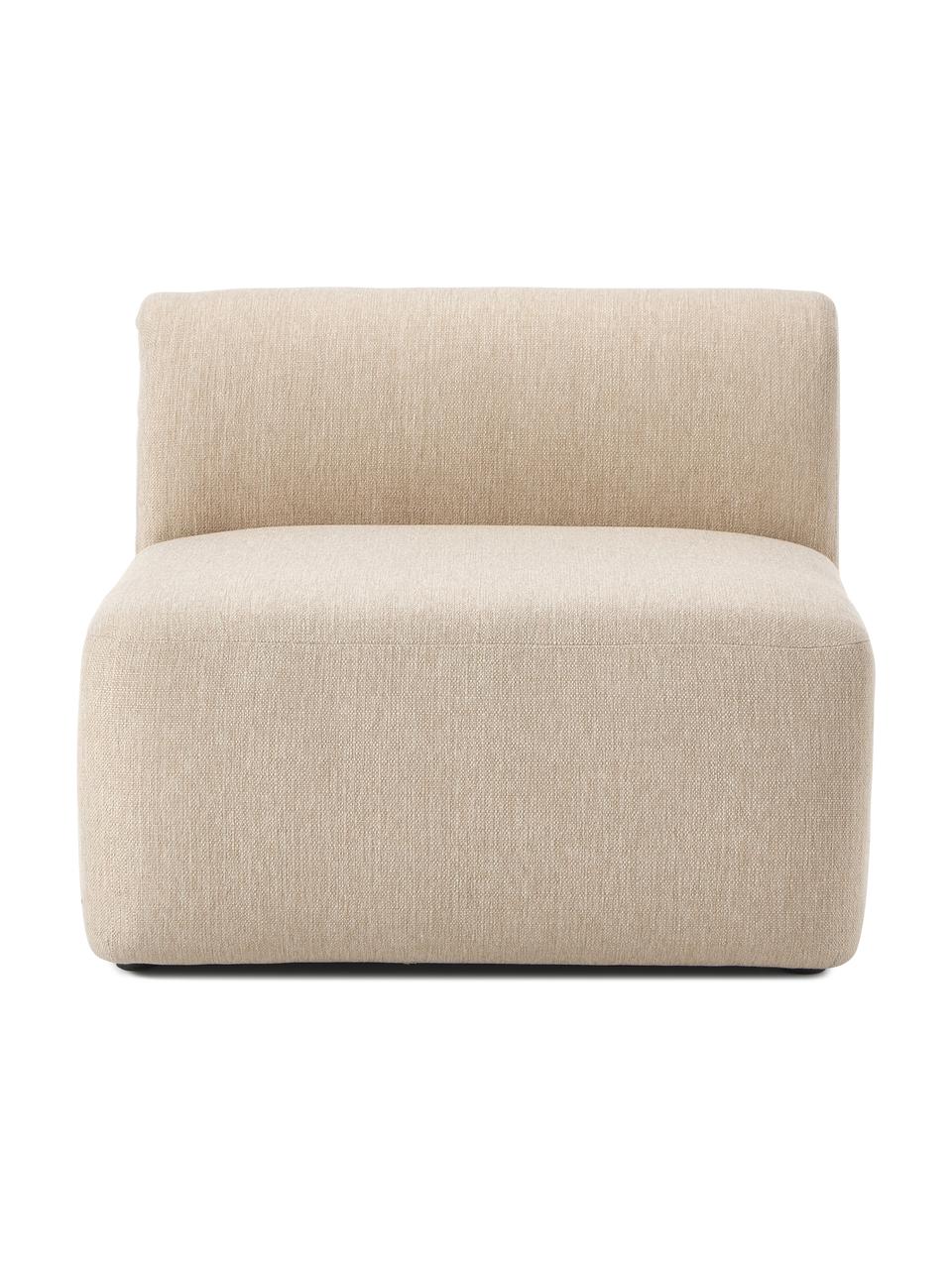 Chauffeuse pour canapé modulable Sofia, Tissu beige clair, larg. 87 x prof. 103 cm