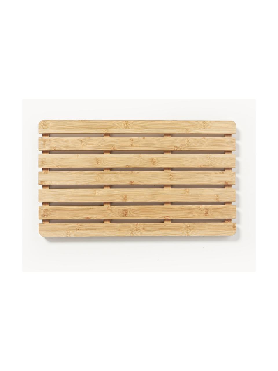 Badvorleger Kit aus Bambus, Mitteldichte Holzfaserplatte (MDF) mit Bambusfurnier

Dieses Produkt wird aus nachhaltig gewonnenem, FSC®-zertifiziertem Holz gefertigt., Bambusholz, B 60 x H 3 cm