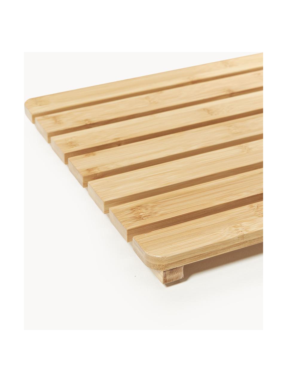 Badvorleger Kit aus Bambus, Mitteldichte Holzfaserplatte (MDF) mit Bambusfurnier

Dieses Produkt wird aus nachhaltig gewonnenem, FSC®-zertifiziertem Holz gefertigt., Bambusholz, B 60 x H 3 cm