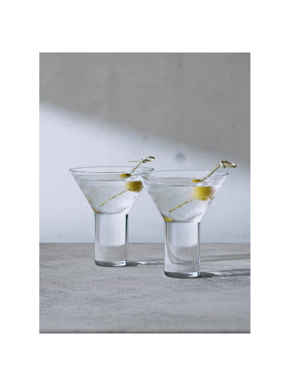 Cocktailglazen Vodka Collection, 2 stuks, Glas, Transparant, Ø 11 x H 13 cm, 240 ml