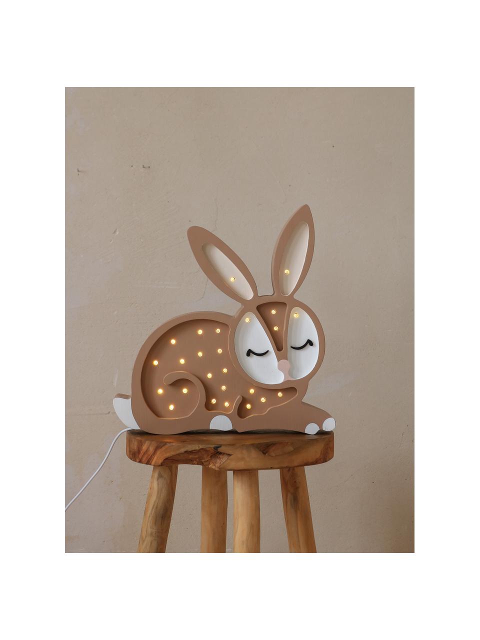 Handgefertigte LED-Kinderzimmerlampe Bunny mit Timerfunktion und Fernbedienung, dimmbar, Kiefernholz, lackiert

Dieses Produkt wird aus nachhaltig gewonnenem, FSC®-zertifiziertem Holz gefertigt., Beige, Weiss, B 32 x H 32 cm