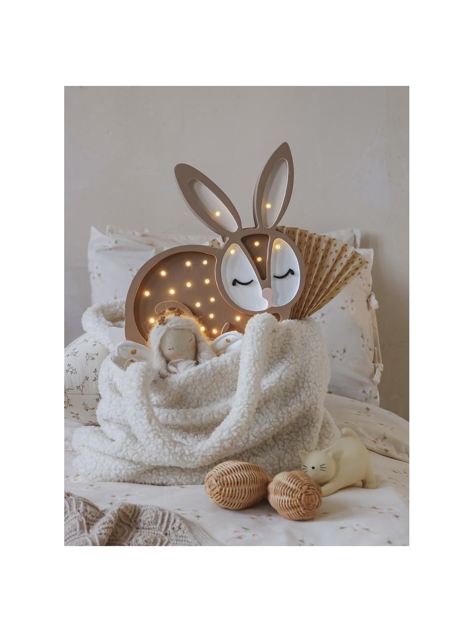 Handgefertigte LED-Kinderzimmerlampe Bunny mit Timerfunktion und Fernbedienung, dimmbar, Kiefernholz, lackiert

Dieses Produkt wird aus nachhaltig gewonnenem, FSC®-zertifiziertem Holz gefertigt., Beige, Weiß, B 32 x H 32 cm