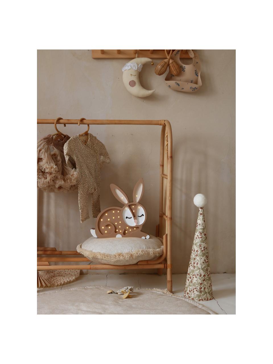 Handgefertigte LED-Kinderzimmerlampe Bunny mit Timerfunktion und Fernbedienung, dimmbar, Kiefernholz, lackiert

Dieses Produkt wird aus nachhaltig gewonnenem, FSC®-zertifiziertem Holz gefertigt., Beige, Weiss, B 32 x H 32 cm