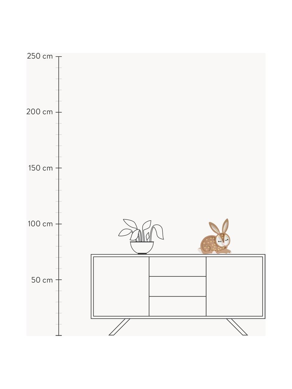 Handgefertigte LED-Kinderzimmerlampe Bunny mit Timerfunktion und Fernbedienung, dimmbar, Kiefernholz, lackiert

Dieses Produkt wird aus nachhaltig gewonnenem, FSC®-zertifiziertem Holz gefertigt., Beige, Weiss, B 32 x H 32 cm