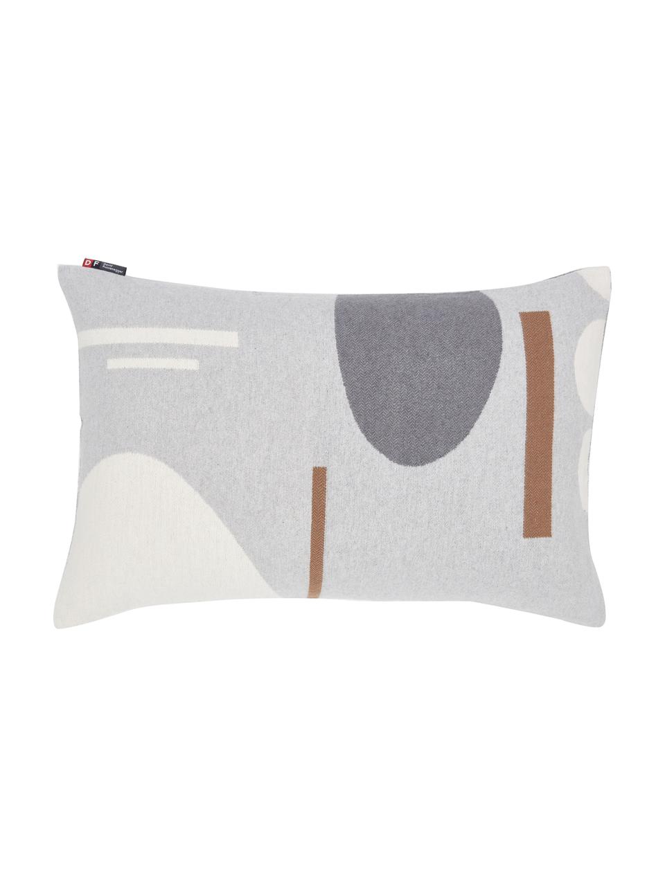 Housse de coussin rectangulaire Nova Abstract, Gris, multicolore