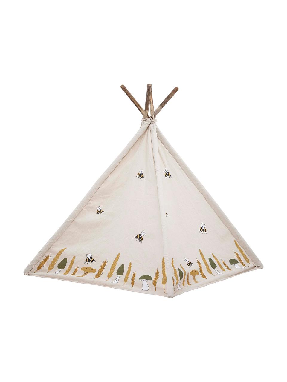 Dětské teepee z bavlny Millo, Světle béžová, Š 110 cm, V 127 cm